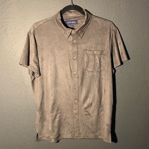 Faux Suede Shirt Zara